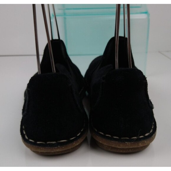 Clarks Collection Loafers Womens 5.5 Slip On Flats Black Suede #13281 - Picture 5 of 8
